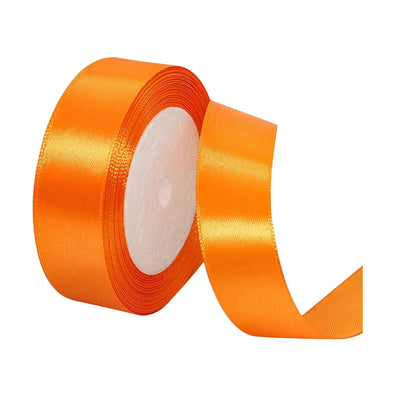 Party Decoration Satin Gift Ribbon - Orange - 1.5 Inch X 25 Yards
