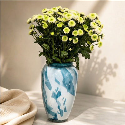 Chrysanthemums Flower Pot - For Home Decore