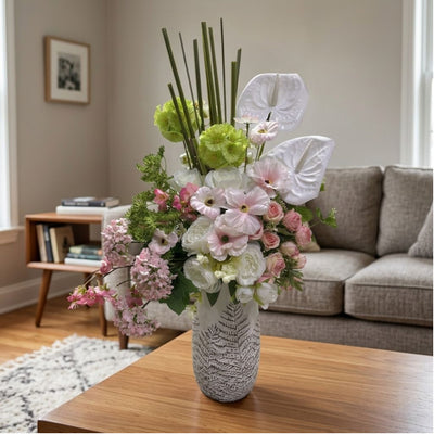 Artificial Flower Pot - For Home Decor