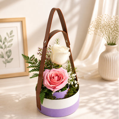 Roses Flower Arrangement In Gift Bag