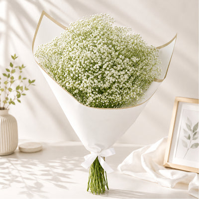 Elegant Gypsophila Flower Bouquet
