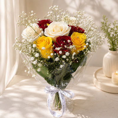 Mixed Rose Flower Bouquet
