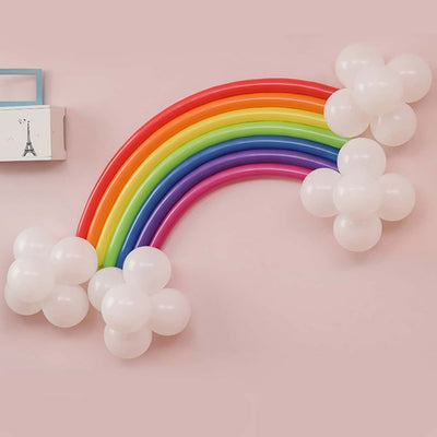 Party Wall Decoration Rainbow Design Balloon Set