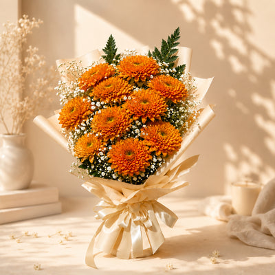 Elegant Chrysanthemum Flower Bouquet