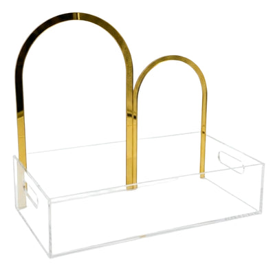 Clear Acrylic Gift Hamper Box - 30X15X17 Cm