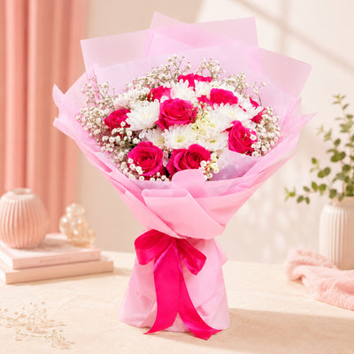 Pink Elegance Floral Bouquet