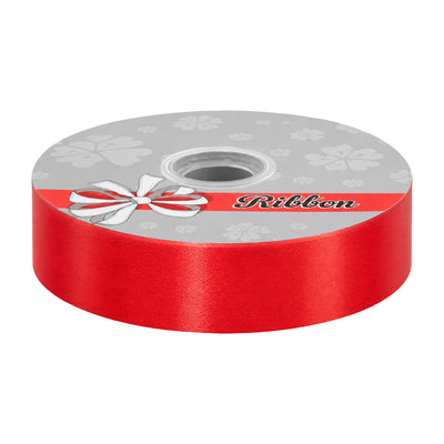 Gift Decorative Ribbon Roll Red Colour- 100Mtr