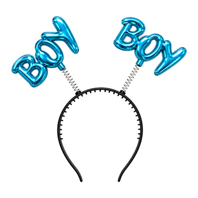 Boy Headband Hair Hoop - Metallic Blue