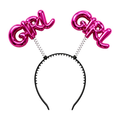 Girl Headband Hair Hoop - Metallic Pink