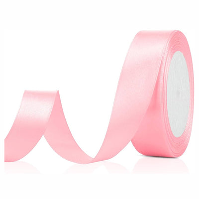 Party Decoration Satin Gift Ribbon - Light Pink - 1 Inch X 25 Yards