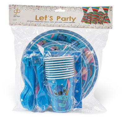 Stitch Theme Disposable 10Pcs Party Set - Dining Set