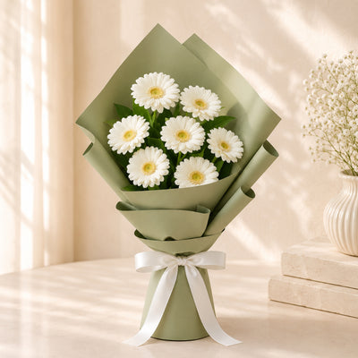 Elegant Gerbera Flower Bouquet