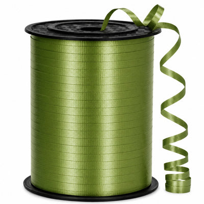 Gift Wrapping Decorative Grossgrain Ribbon - Moss Green