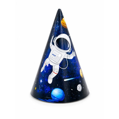 Spaceman Theme Party Hat - Party Cap - Pack Of 10Pcs