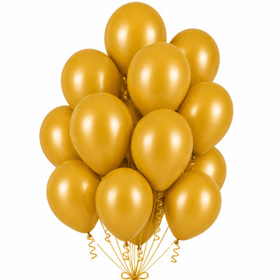 Sempertex Latex Helium Balloons - Mustard - 12 Inch
