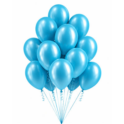 Sempertex Latex Helium Balloons - Carbbean Blue - 12 Inch