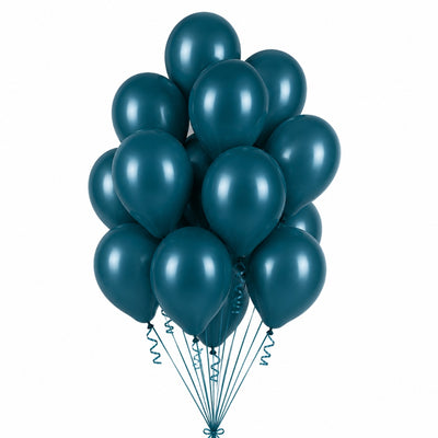 Sempertex Latex Helium Balloons - Deep Teal - 12 Inch