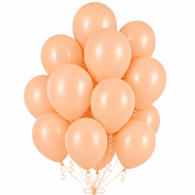 Sempertex Latex Helium Balloons - Peach Blush - 12 Inch