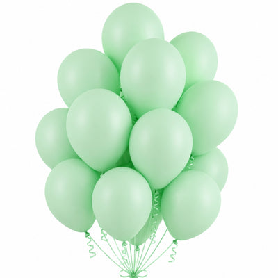 Sempertex Latex Helium Balloons - Pastel Matte Green - 12 Inch