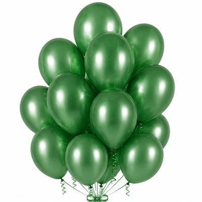 Sempertex Latex Helium Balloons - Satin Green - 12 Inch