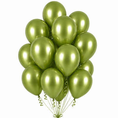 Sempertex Latex Helium Balloons - Reflex Lime Green - 12 Inch