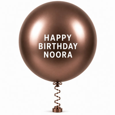 Sempertex Latex Personalised Helium Balloon - Reflex Truffle - 24 Inch