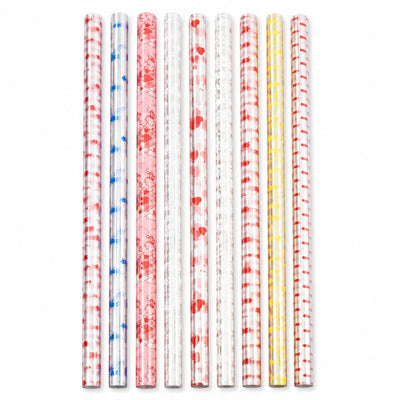 Gift Wrapping Printed Transparent Cellophane Sheet - 70 Cm X 1.5 M - Assorted Print ( 1 Roll Only )