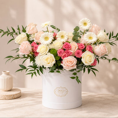 Blush & Ivory Garden Flower Box