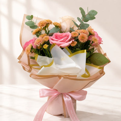 Blush Rose Luxury Flower Bouquet