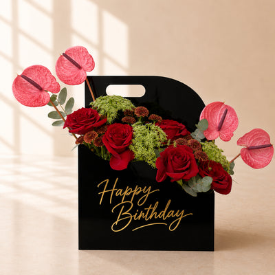 Happy Birthday Flower Arrangement