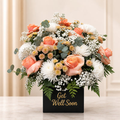 Get Well Soon Vibrant Flower Arrangement