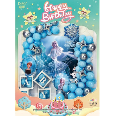 Frozen Theme Birthday Party Decoration Balloon Garland Arch Kit