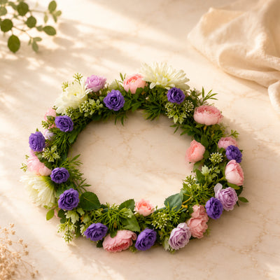 Artificial Floral Bridal Headpiece