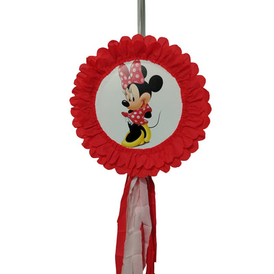 Round Shaped Minnie Mouse Pinata