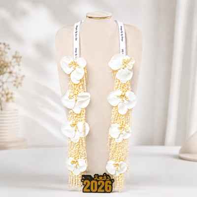 Graduation Ceremony Orchid Artificial Necklace - Flower Collar