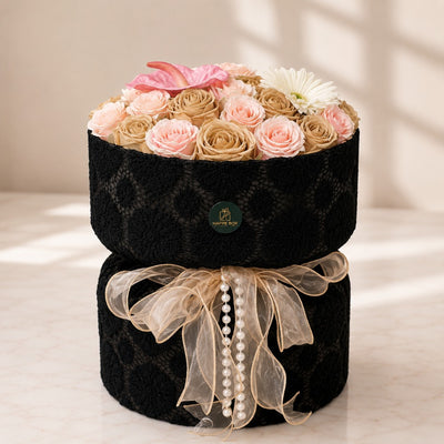 Premium Mixed Rose Round Flower Bouquet