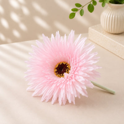 Artificial Light Pink Gerbera Daisy - 1 Stem