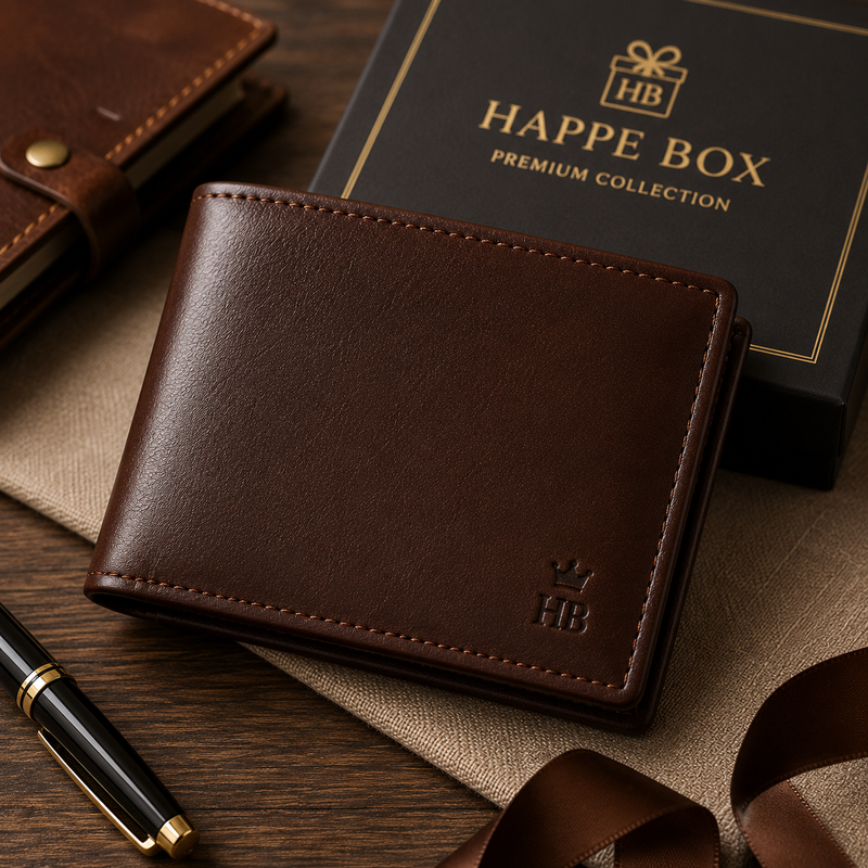 Monogrammed Leather Wallet