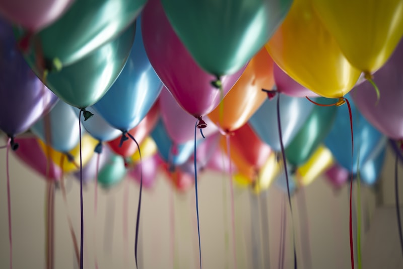Pastel Helium Balloon Bouquet