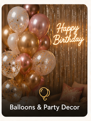 Balloons & Party Decor