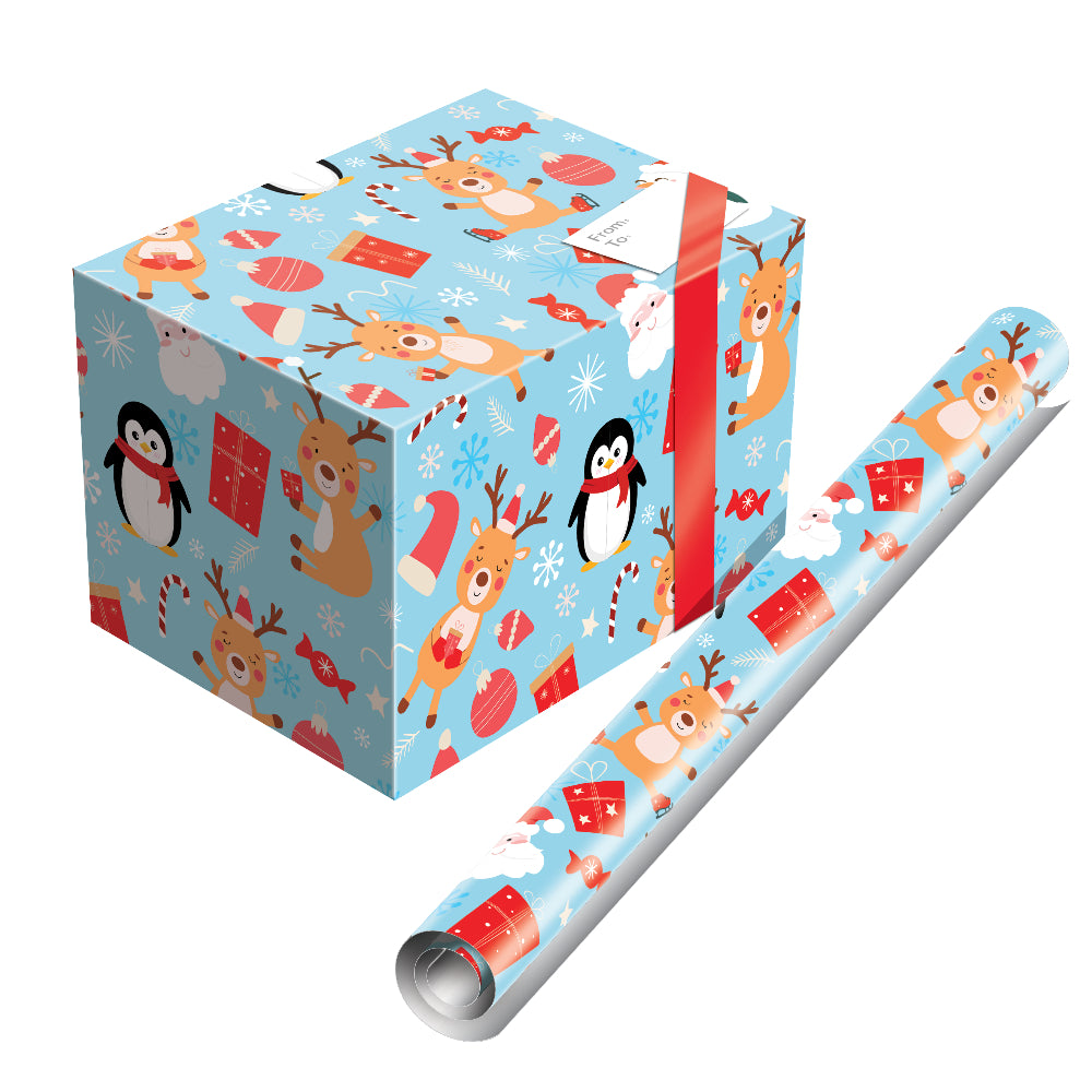 Festive Design - Gift Wrapping Paper - 200X76 Cm Roll