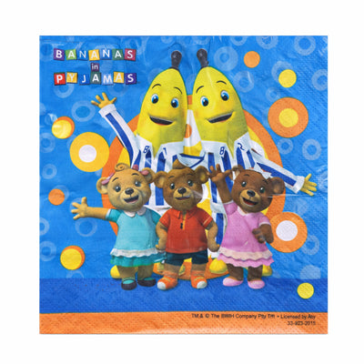 Bananas In Pyjamas Two Ply - Paper Napkin 33 X 33 Cm S - 20 Pcs