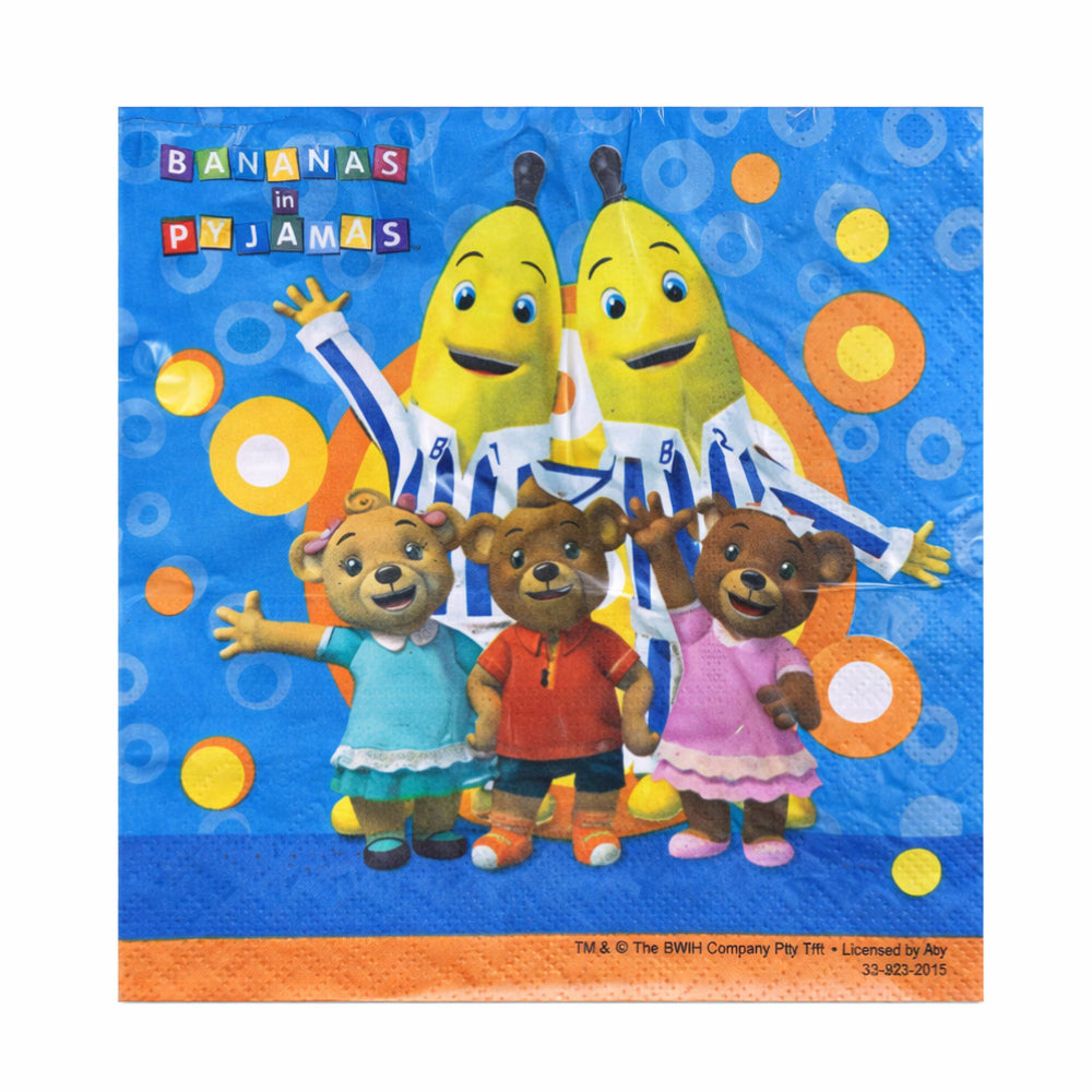Bananas In Pyjamas Two Ply - Paper Napkin 33 X 33 Cm S - 20 Pcs