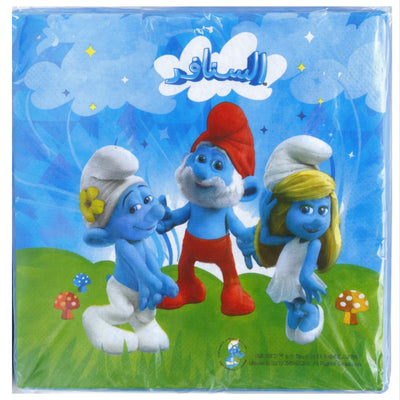 Smurfs Movie-B Two Ply - Paper Napkin 33 X 33 Cm S - 20 Pcs