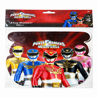 Power Rangers Megaforce Party Decoration Flag Banner - 3Mtr