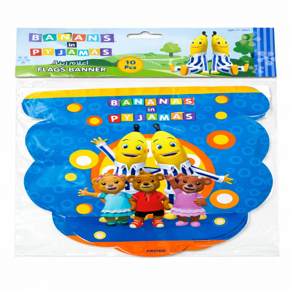 Bananas In Pyjamas Party Decoration Flag Banner - 3Mtr