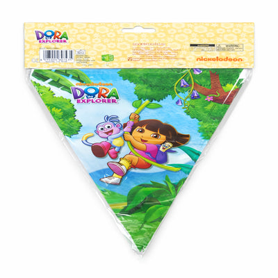 Dora The Explorer Party Decoration Flag Banner - 3Mtr - Green