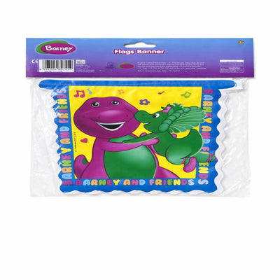Barney Party Decoration Flag Banner - 3Mtr
