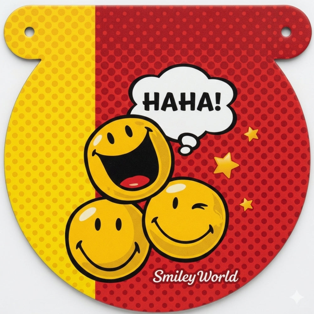 Smiley World Party Decoration Flag Banner - 3Mtr