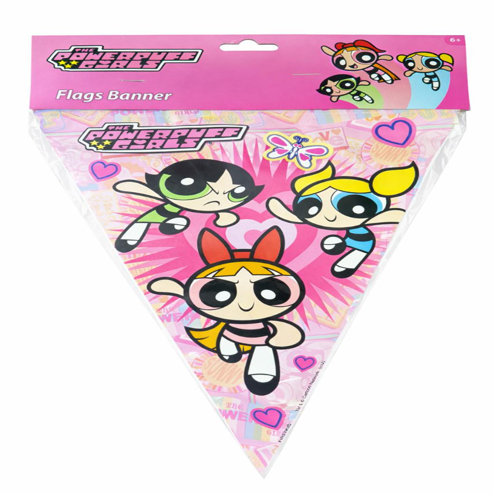 The Power Puff Girls Party Decoration Flag Banner - 3Mtr